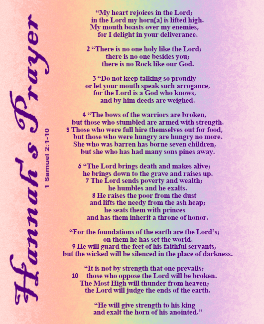 hannah's prayer