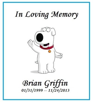 ‘Family Guy – Brian Dead !! – (OFFICIAL Family Guy Brian Death Scene) R.I.P. Brian Griffin’ bekijken op&nbsp;YouTube