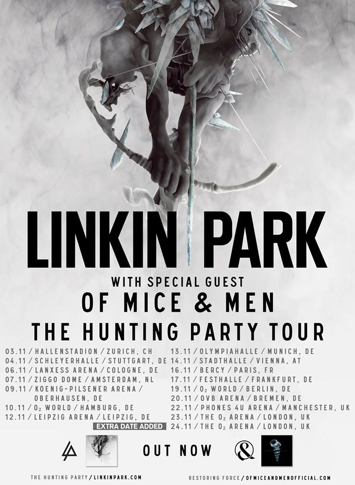 Linkin Park is coming to&nbsp;Amsterdam!