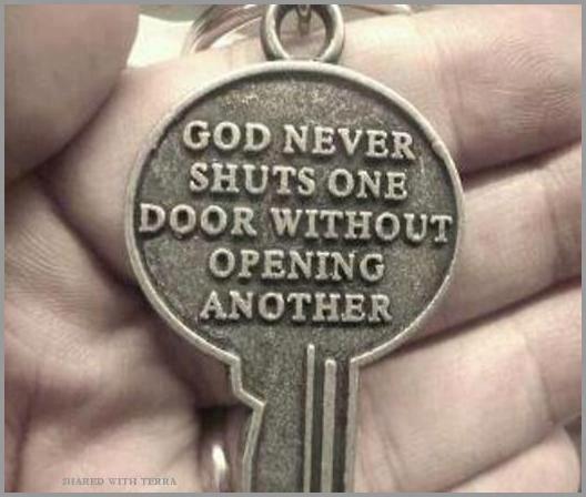 God opens the&nbsp;door
