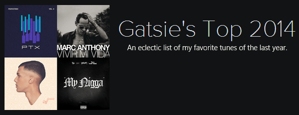 Gatsie’s Fave Tunes&nbsp;2014