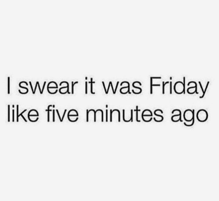 Survived the 1st week of the new&nbsp;year….