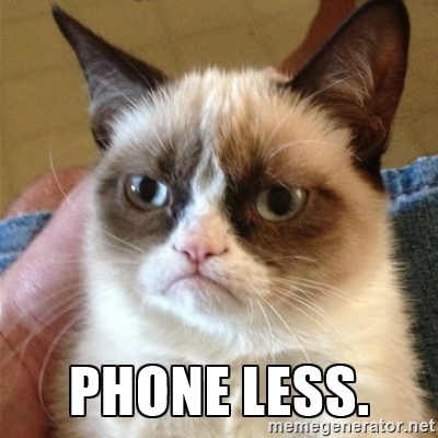 Phoneless and oozing with&nbsp;enthusiasm